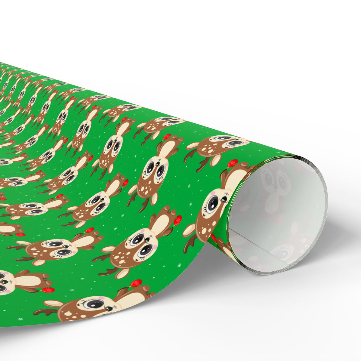 Christmas Baby Reindeer Wrapping Paper | Holiday Gift Wrapping Paper
