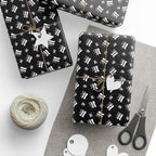 NSFW "F#ck It" Meme on Black Wrapping Paper - Holiday Gift Wrapping Paper Roll