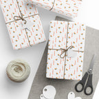 Gay Pride Peace Hearts Wrapping Paper Design | Holiday Gift Wrapping Paper Roll