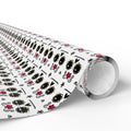 Day of the Dead Cartoon Calavera Wrapping Paper | Holiday Gift Wrapping Paper Roll