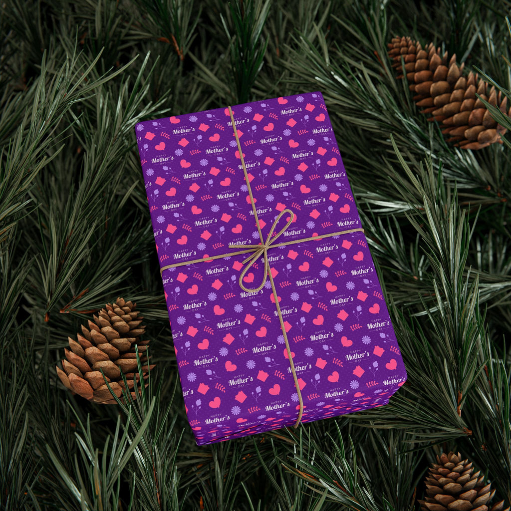 Mother's Day Happy Day Wrapping Paper - Holiday Gift Wrapping Paper Roll