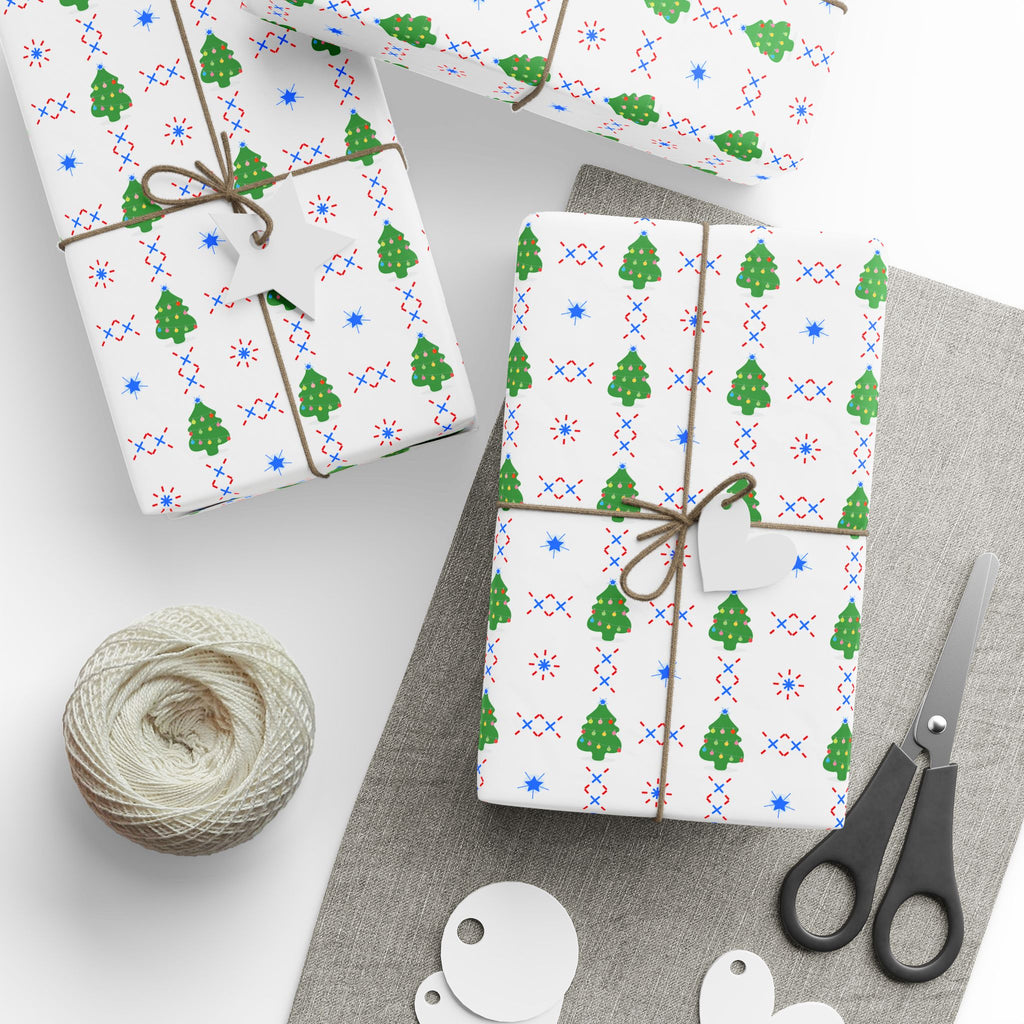Christmas Tree Glory Wrapping Paper | Holiday Gift Wrapping Paper Roll