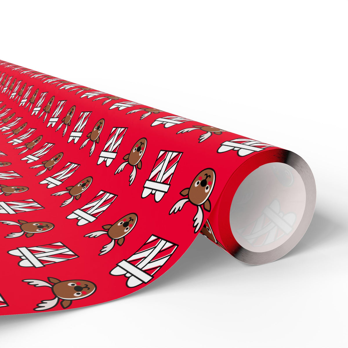 Christmas Reindeer Gifts Wrapping Paper | Holiday Gift Wrapping Paper Roll