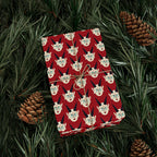 Halloween Creepy Demon Heads Wrapping Paper | Holiday Gift Wrapping Paper Roll