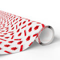 Christmas Perfect Red Bows Wrapping Paper | Holiday Gift Wrapping Paper Roll