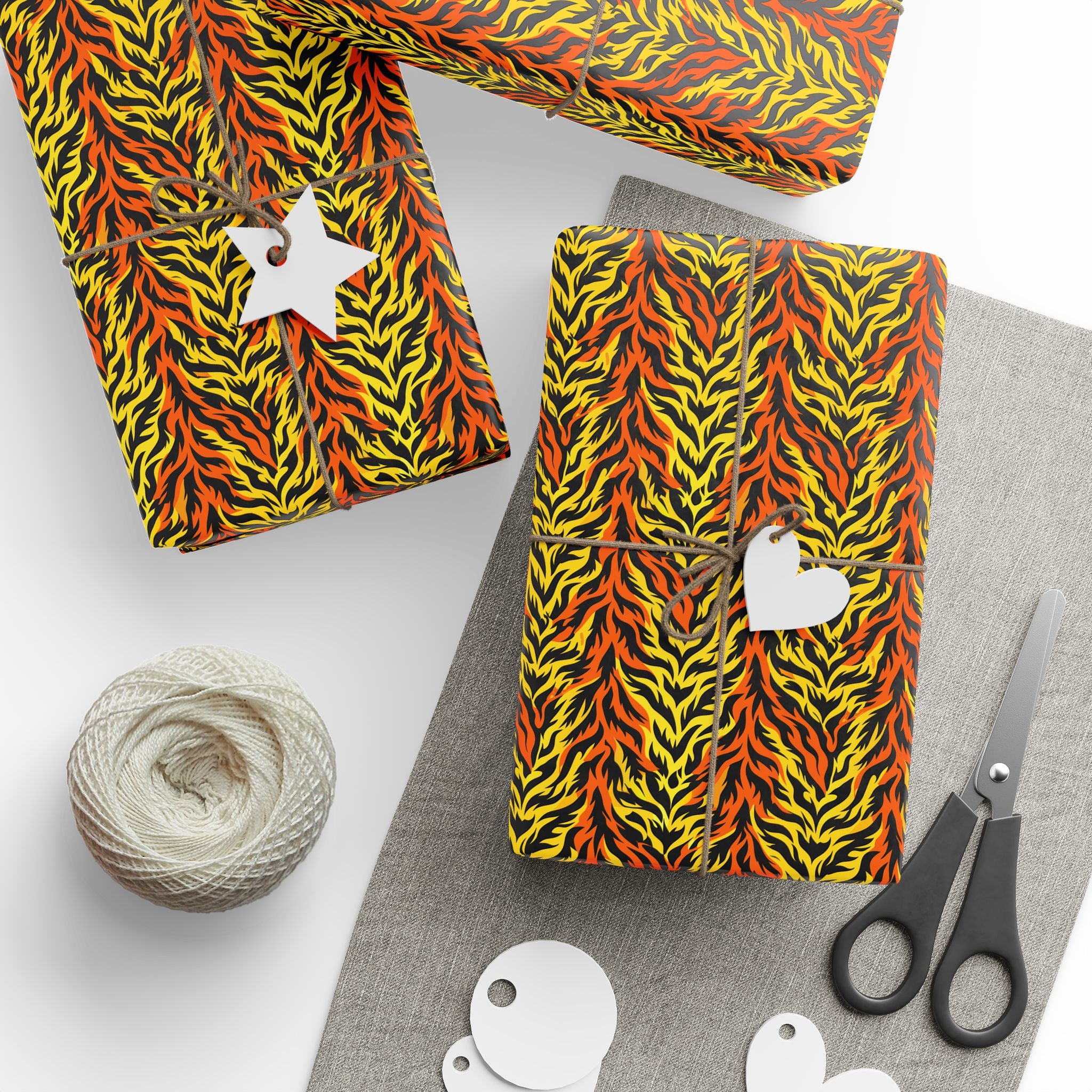 Animal Print Design 031 Tiger Skin Wrapping Paper - Holiday Gift Wrapping Paper Roll