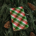 Christmas Green Tartain Plaid Wrapping Paper | Holiday Gift Wrapping Paper Roll