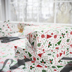 Christmas Scattered Decorations Wrapping Paper | Holiday Gift Wrapping Paper Roll
