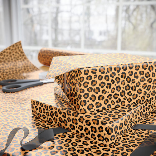 Animal Print Design 011 Leopard Skin Wrapping Paper - Holiday Gift Wrapping Paper Roll
