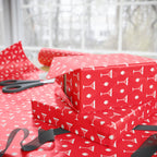 NSFW Strawberry Martini Wrapping Paper - Holiday Gift Wrapping Paper Roll
