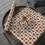 Day of the Dead Rose Heads Wrapping Paper | Holiday Gift Wrapping Paper Roll