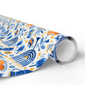 Hanukkah Cartoon Holida Wrapping Paper | Holiday Gift Wrapping Paper Roll