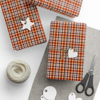 Thanksgiving Tartan Wrapping Paper | Holiday Gift Wrapping Paper Roll