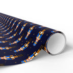 Christmas Blue Nutcracker Wrapping Paper | Holiday Gift Wrapping Paper