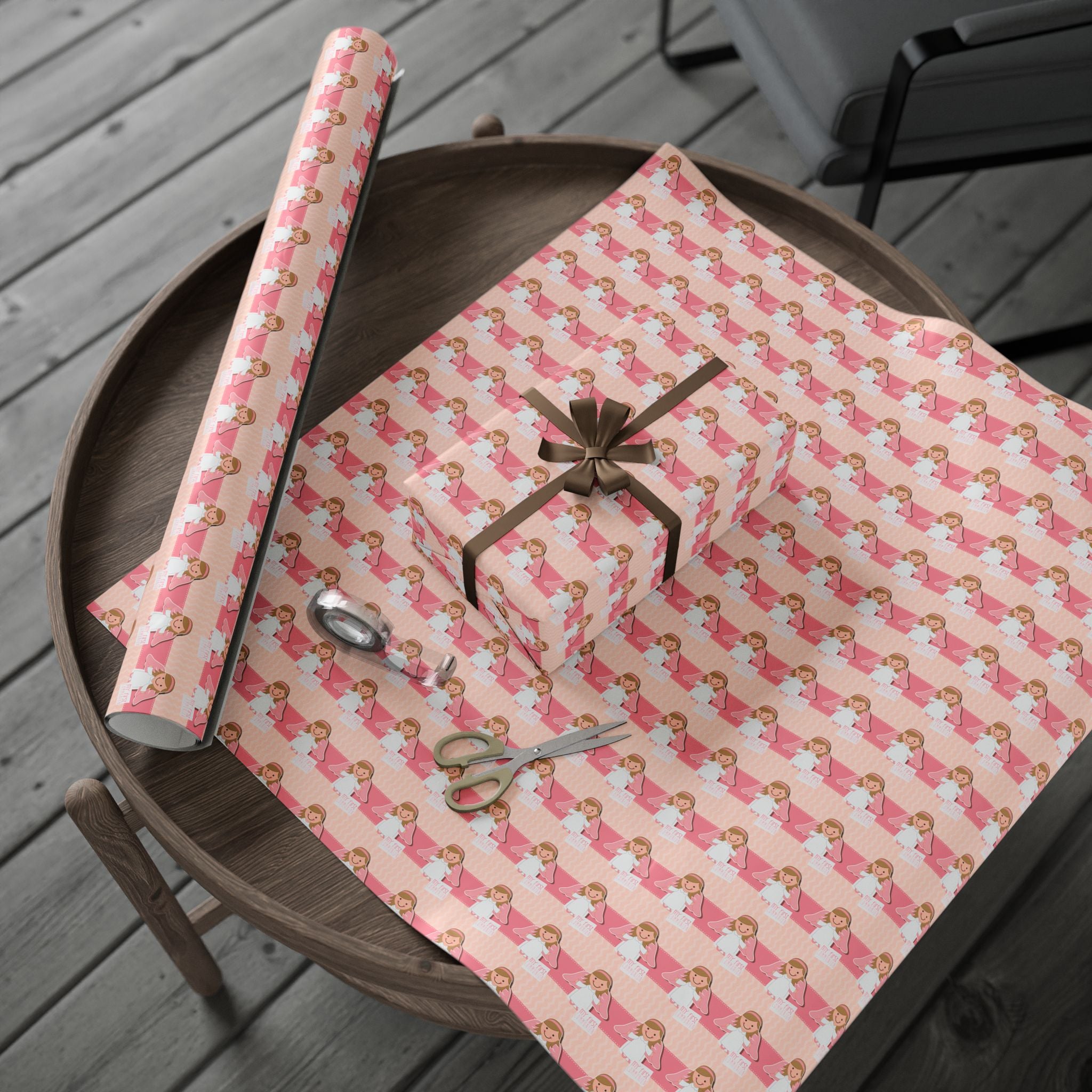 Religious Icons Wrapping Paper Design 003 - Holiday Gift Wrapping Paper Roll