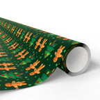 Christmas Gingerbread Holding Hands Wrapping Paper | Holiday Gift Wrapping Paper Roll