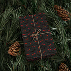 Halloween Batty Webs Wrapping Paper | Holiday Gift Wrapping Paper Roll