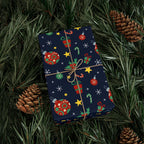 Christmas Artistic Holiday Wrapping Paper | Holiday Gift Wrapping Paper