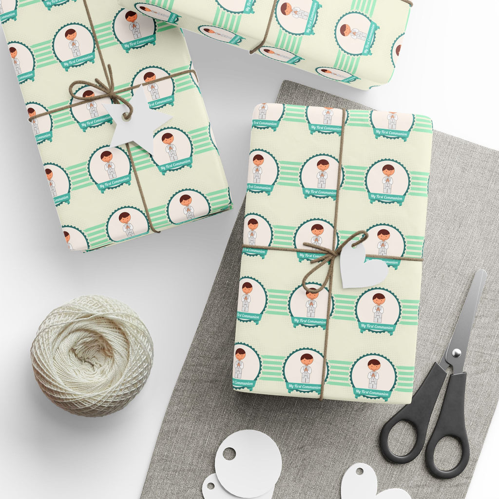 Religious Icons Wrapping Paper Design 004 - Holiday Gift Wrapping Paper Roll
