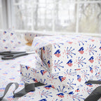 4th of July Love Fireworks Wrapping Paper | Holiday Gift Wrapping Paper Roll