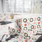 Christmas Merry Christmas Garland Wrapping Paper | Holiday Gift Wrapping Paper Roll