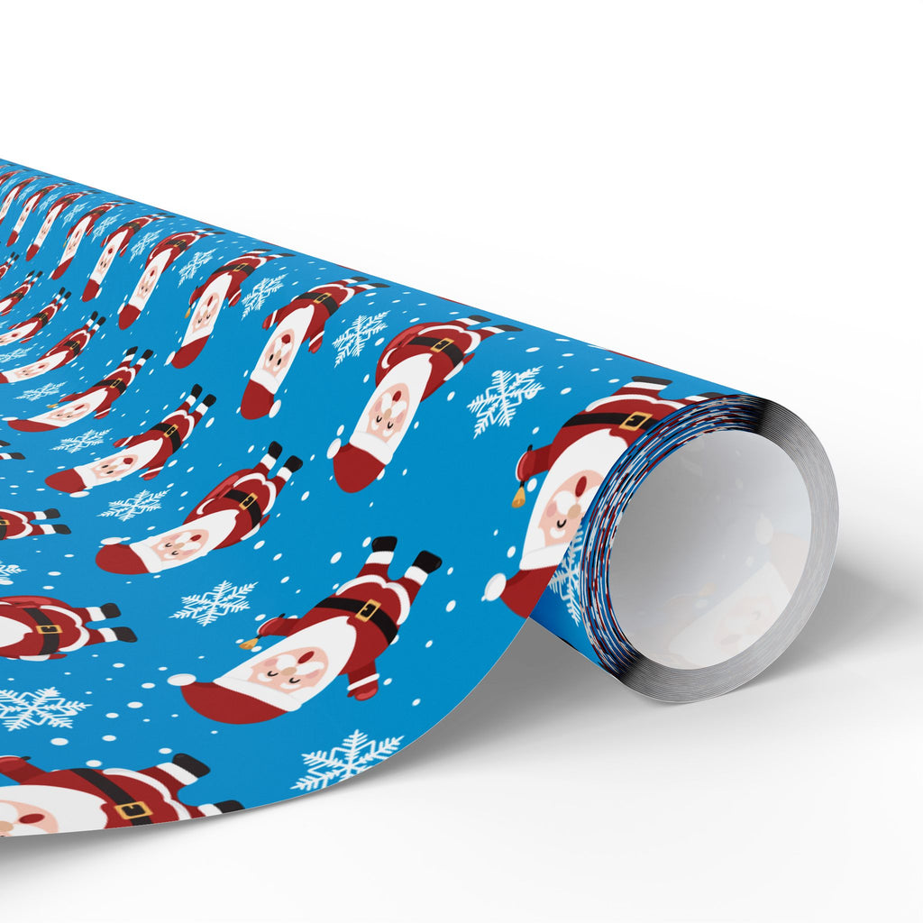 Christmas Jolly Ole Santa Wrapping Paper | Holiday Gift Wrapping Paper Roll