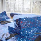 4th of July Sky of Fire Wrapping Paper | Holiday Gift Wrapping Paper Roll