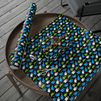 Halloween Colorful Ghosts Wrapping Paper | Holiday Gift Wrapping Paper Roll