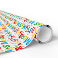 Christmas Merry Christmas Wrapping Paper | Holiday Gift Wrapping Paper Roll