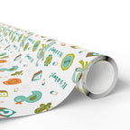 Baby Shower Wrapping Paper Design 006 - Holiday Gift Wrapping Paper Roll