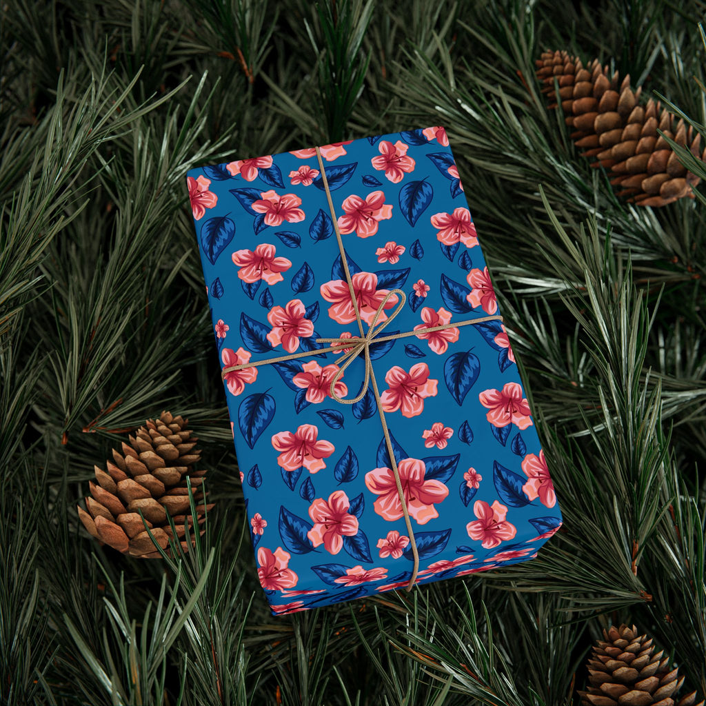 Floral Design 018 Wrapping Paper - Holiday Gift Wrapping Paper Roll