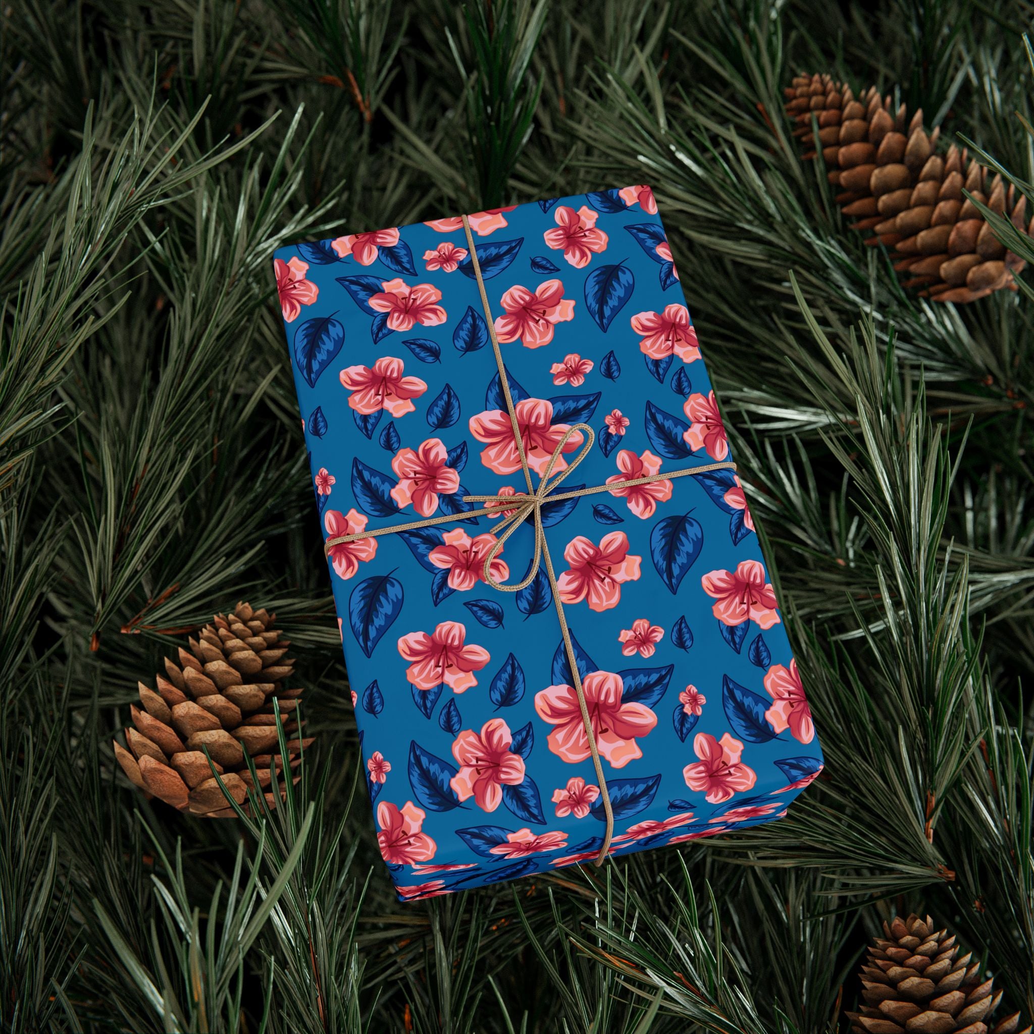 Floral Design 018 Wrapping Paper - Holiday Gift Wrapping Paper Roll