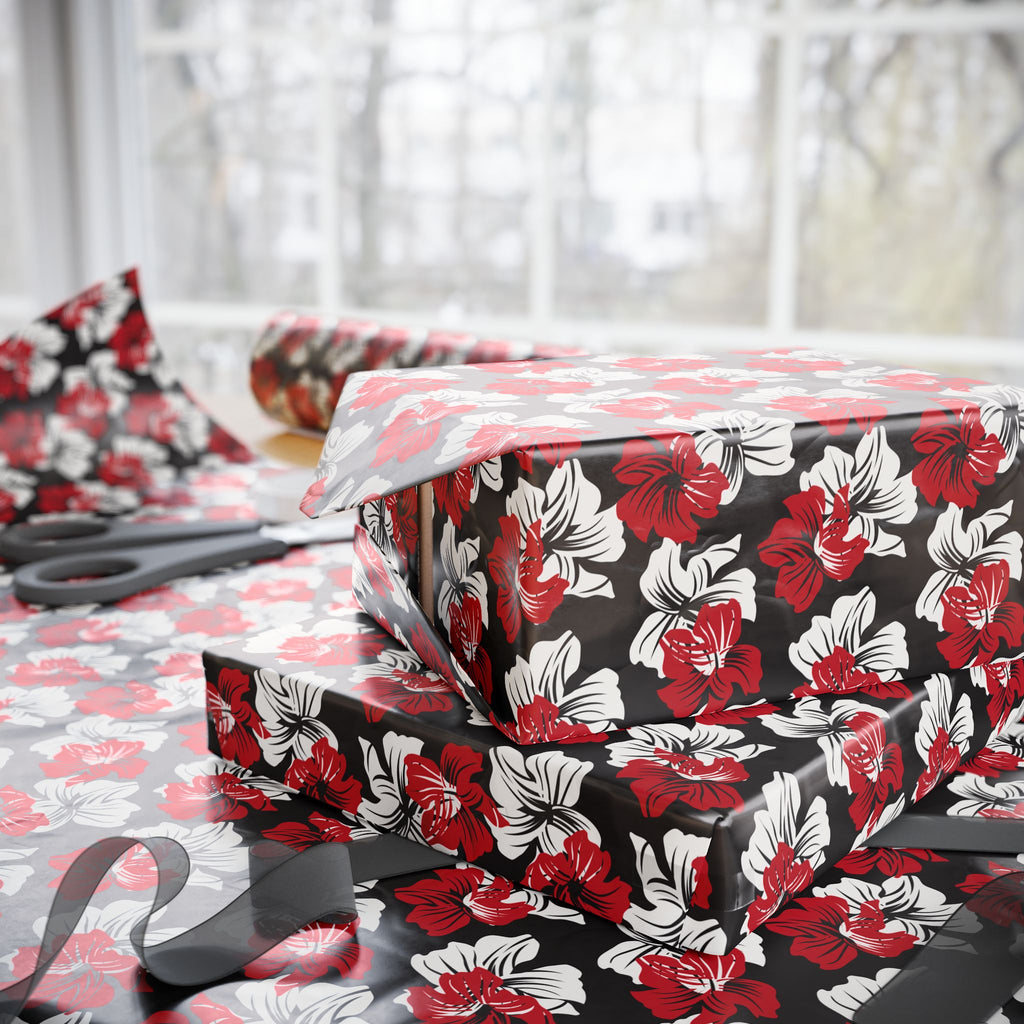 Floral Design 009 Wrapping Paper - Holiday Gift Wrapping Paper Roll