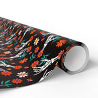 Day of the Dead Skeleton Hands Wrapping Paper | Holiday Gift Wrapping Paper Roll