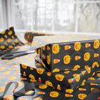 Halloween Candy Corn Pumpkins Wrapping Paper | Holiday Gift Wrapping Paper Roll