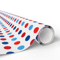 4th of July Liberty Polka Dots Wrapping Paper | Holiday Gift Wrapping Paper Roll