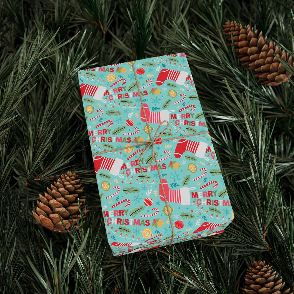 Christmas Stocking Stuffers Wrapping Paper | Holiday Gift Wrapping Paper Roll