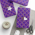 Hanukkah Candle Celebration Wrapping Paper | Holiday Gift Wrapping Paper Roll