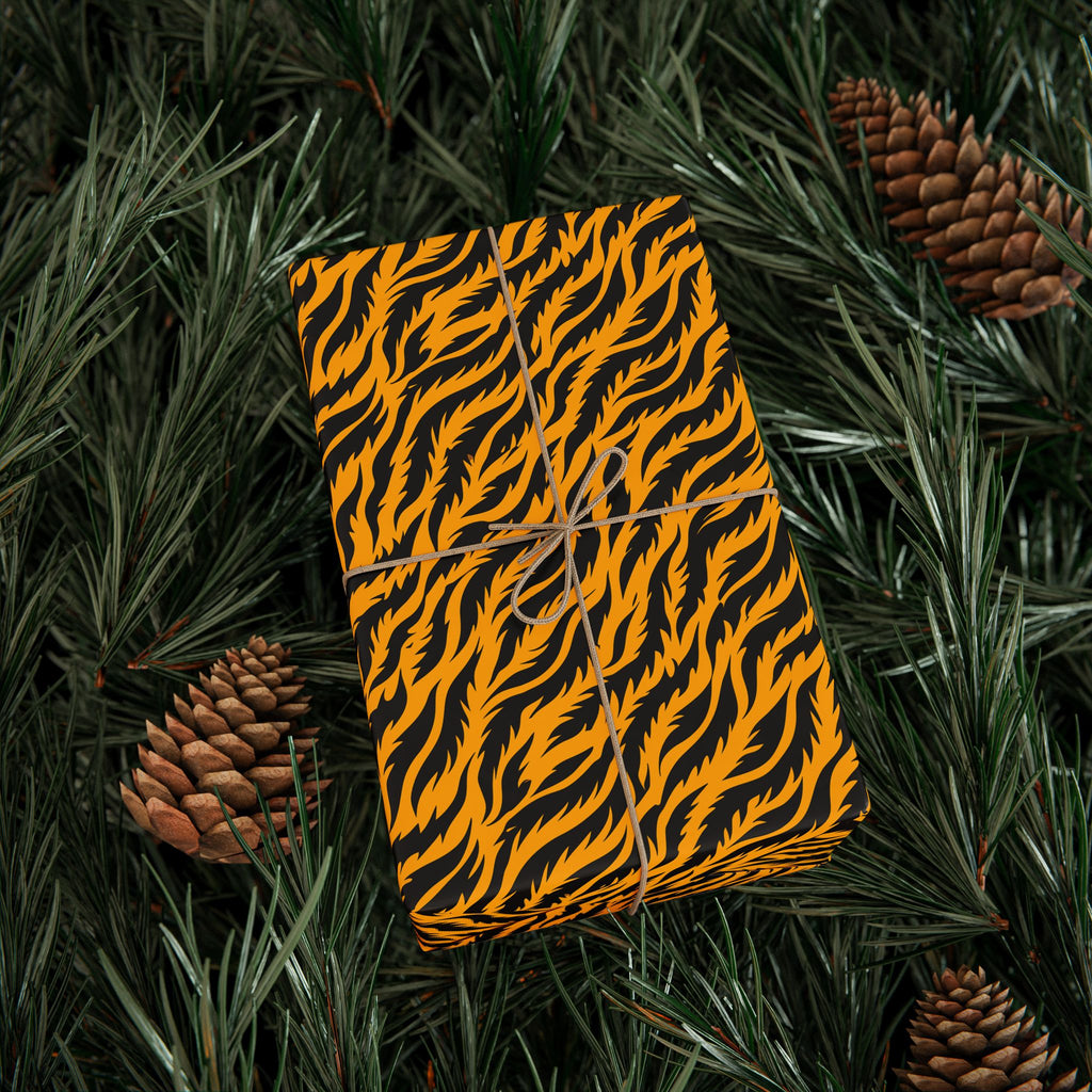 Animal Print Design 027 Tiger Skin Wrapping Paper - Holiday Gift Wrapping Paper Roll