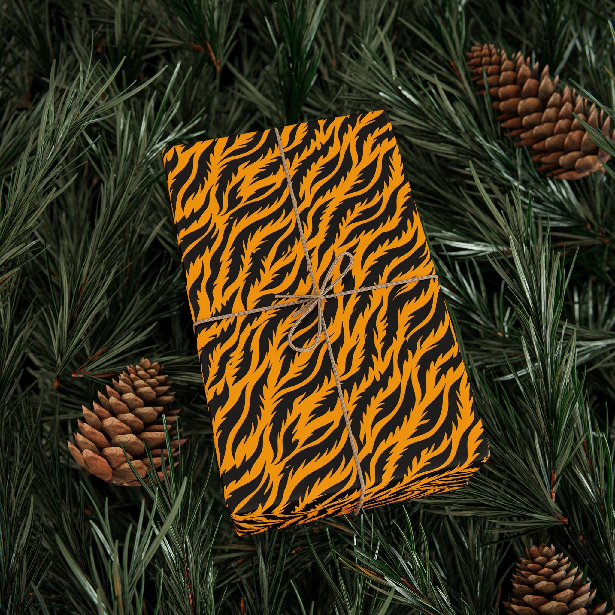 Animal Print Design 027 Tiger Skin Wrapping Paper - Holiday Gift Wrapping Paper Roll