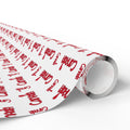 Canada Day Script Canada Wrapping Paper - Holiday Gift Wrapping Paper Roll