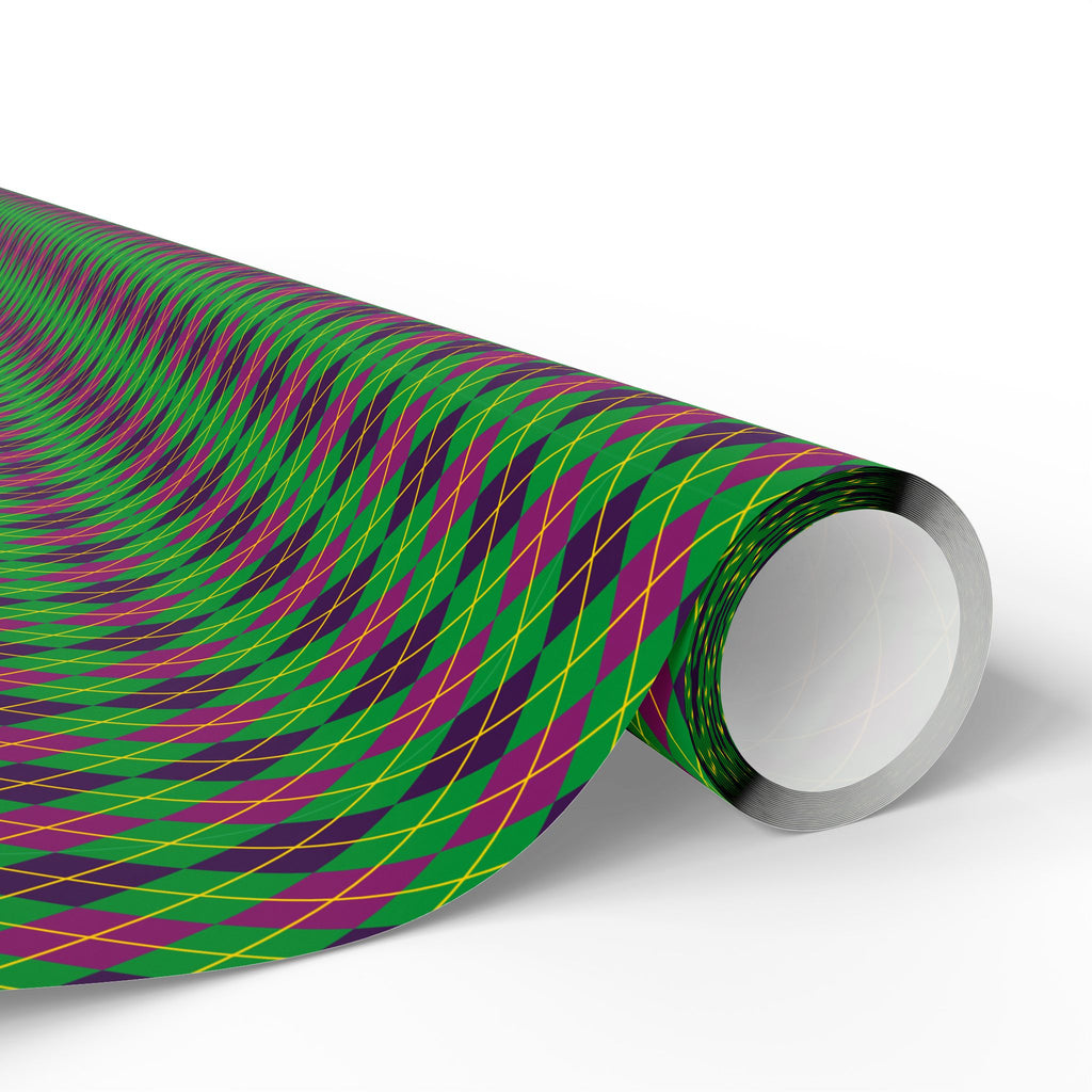 Argyle Design 002 Wrapping Paper - Holiday Gift Wrapping Paper Roll