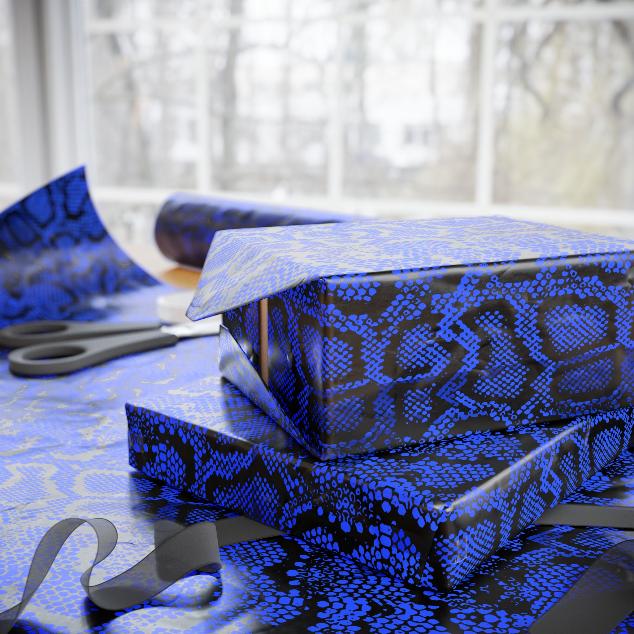 Animal Print Design 017 Snake Skin Wrapping Paper - Holiday Gift Wrapping Paper Roll