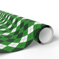 Argyle Design 027 Wrapping Paper - Holiday Gift Wrapping Paper Roll