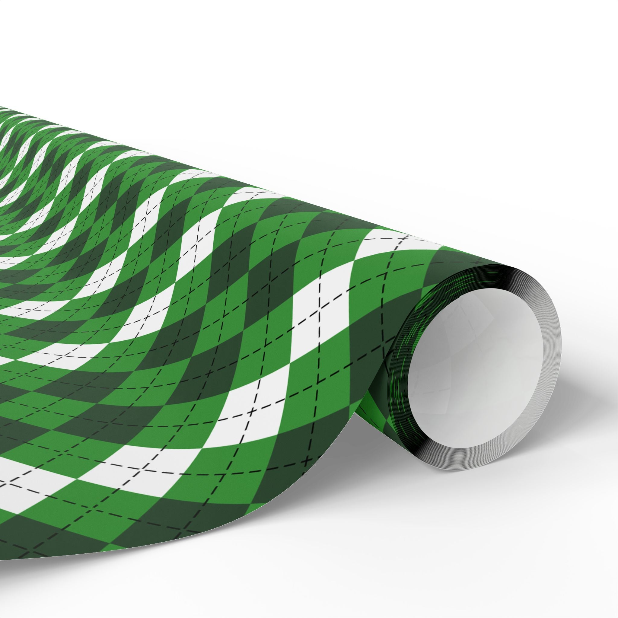 Argyle Design 027 Wrapping Paper - Holiday Gift Wrapping Paper Roll