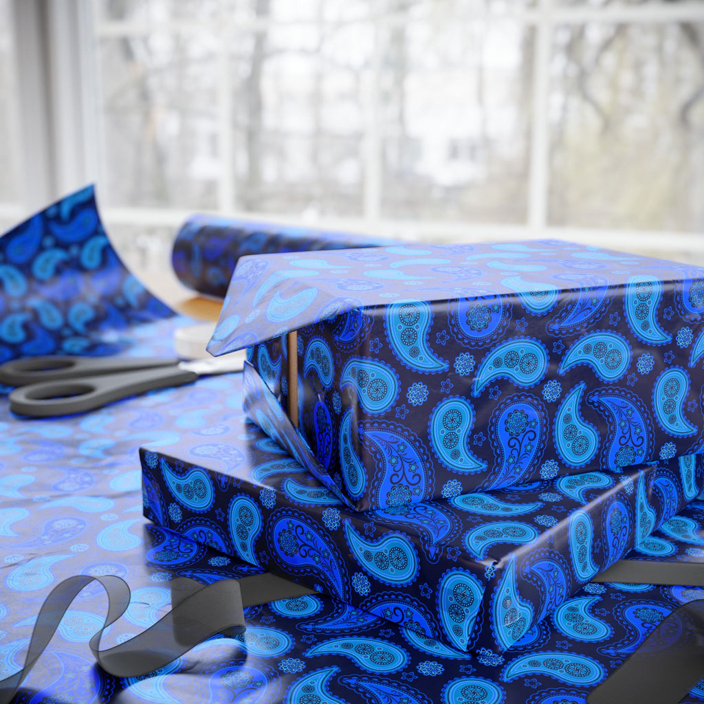 Paisley Design 002 Wrapping Paper - Holiday Gift Wrapping Paper Roll