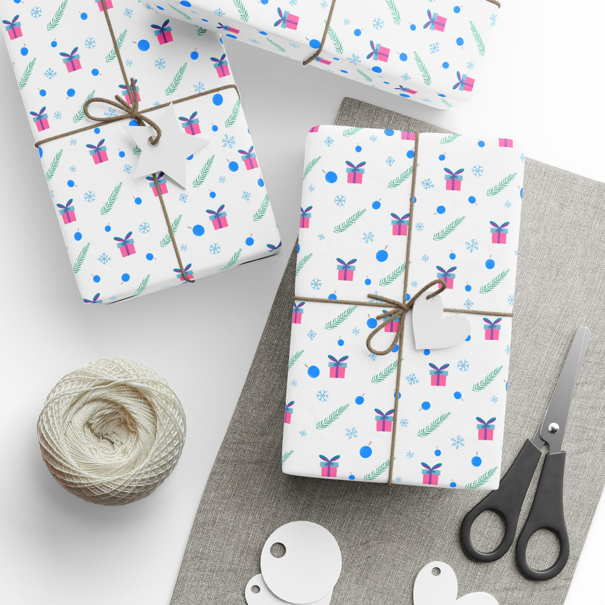 Christmas Vintage Holiday Wrapping Paper | Holiday Gift Wrapping Paper Roll