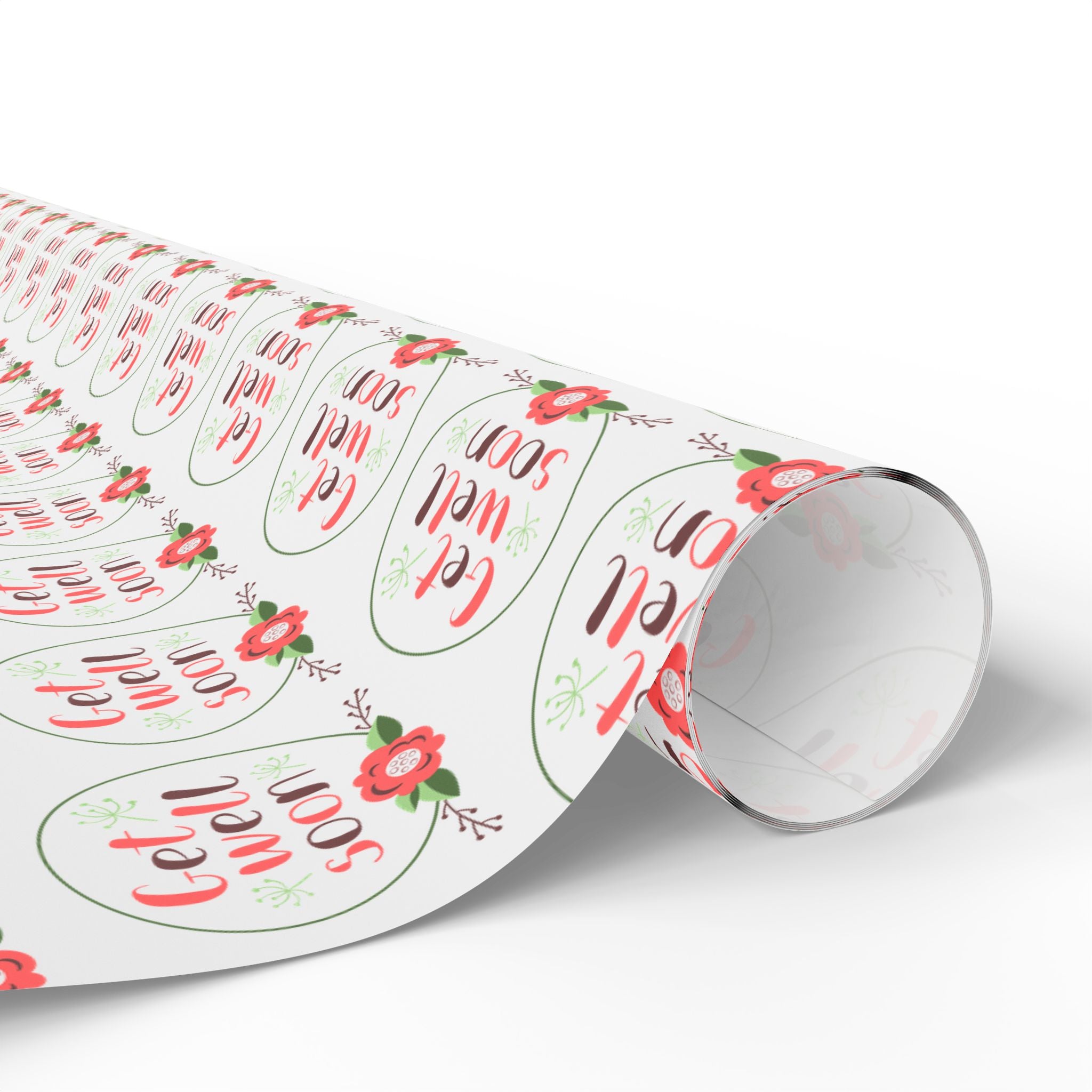 Get Well Soon Wrapping Paper Design 007 | Holiday Gift Wrapping Paper Roll