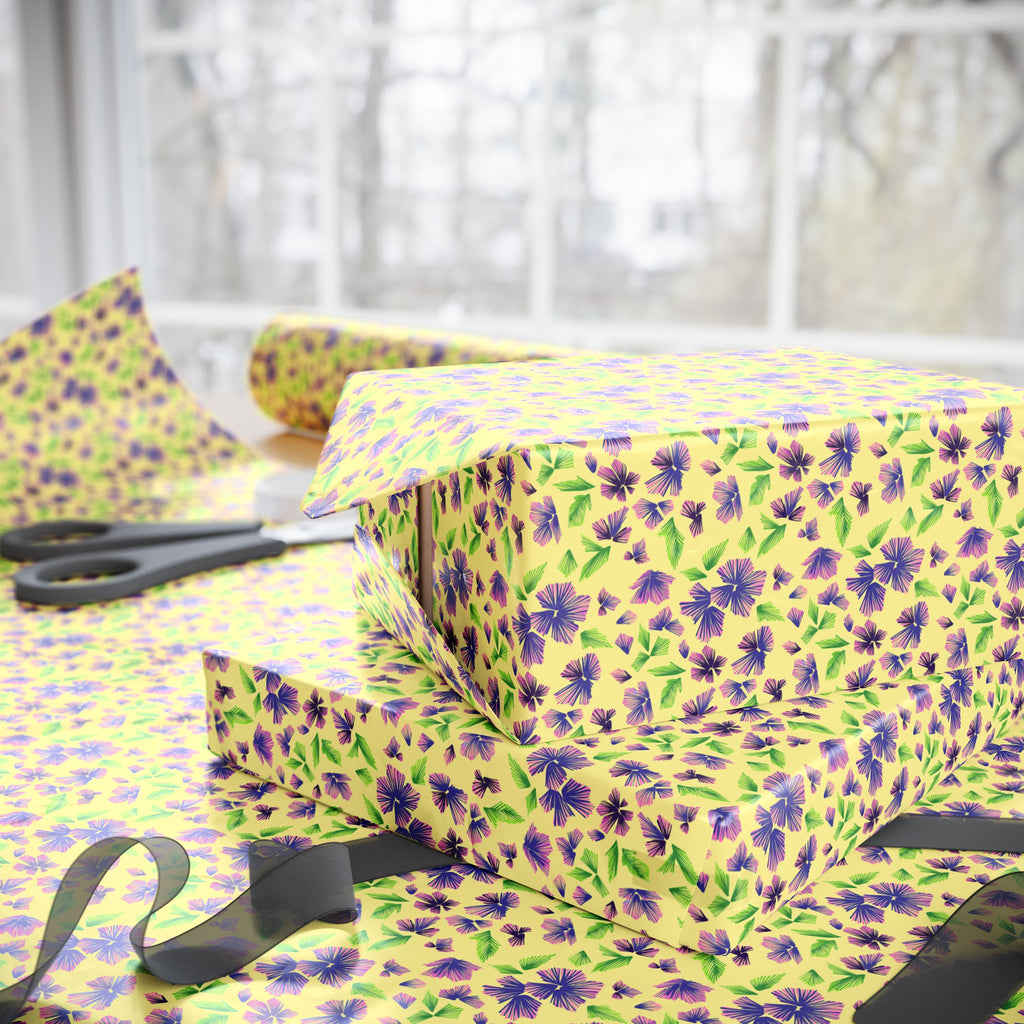 Floral Design 014 Wrapping Paper - Holiday Gift Wrapping Paper Roll