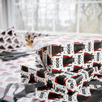 Halloween Vampire Cat Wrapping Paper | Holiday Gift Wrapping Paper Roll